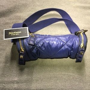 New with tag Juicy Couture Hollywood Hideaway puffy nylon barrel crossbody.
